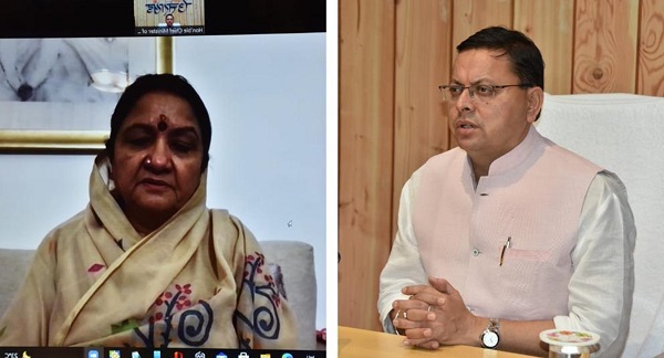  सीएम धामी को माता मंगला ने हंस फाउण्डेशन की ओर से आपदा पीड़ितों की मदद को प्रदान की 5 करोड़ की धनराशि