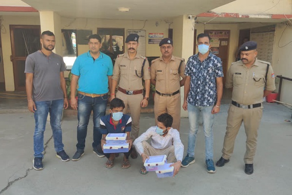  हत्या करने की फिराक में घूम रहे दो बदमाश पुलिस ने दबोचे