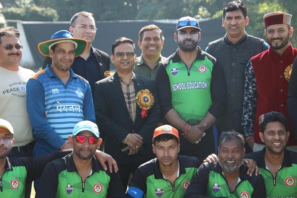  स्कूल एजुकेशन ने जीती 9 वीं अंतर विभागीय टी-20 क्रिकेट प्रतियोगिता