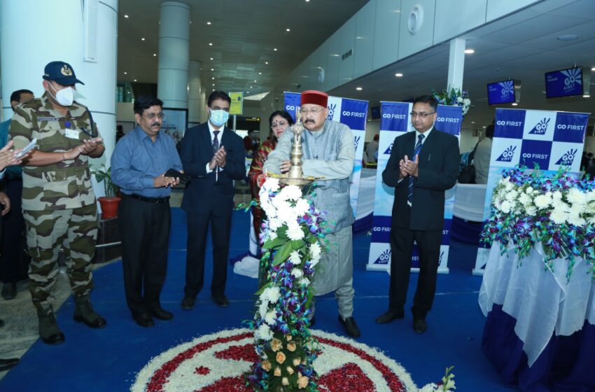  पर्यटन मंत्री ने किया “गो फर्स्ट” एयरलाइंस सेवा का शुभारंभ