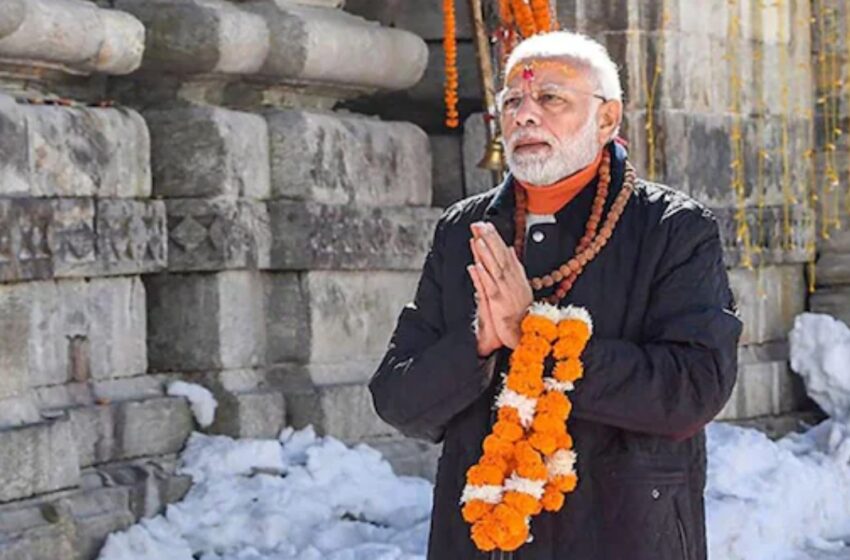  प्रधानमंत्री पहुंचे केदारधाम 