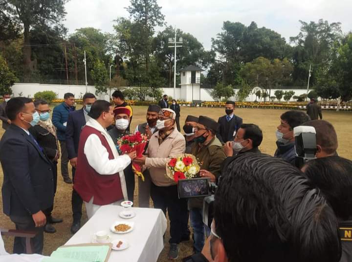  मुख्यमंत्री धामी से मिले राज्य आंदोलनकारी