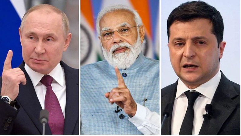  मोदी ने यूक्रेन के राष्ट्रपति से फोन पर की बात, पुतिन से भी करेंगे बात