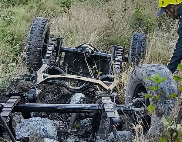  टिहरी घनसाली घुत्तू मोटर मार्ग पर यूटिलिटी खाई में गिरने से पांच लोगों की मौके पर ही मौत