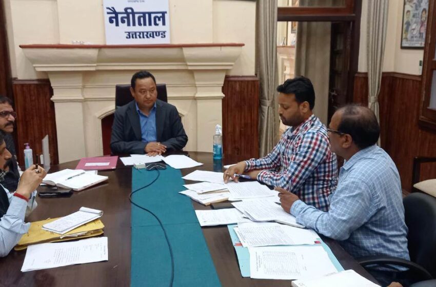  नैनीताल शहर की सीवरेज व पेयजल योजना की मरम्मत को जारी किए 28 लाख
