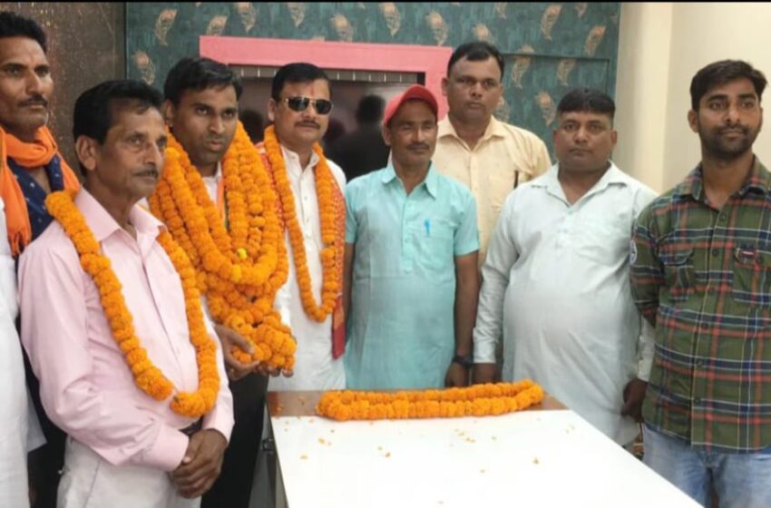  कुर्मी महासभा का वार्ड 36 प्रत्याशी अशोक सागर को समर्थन