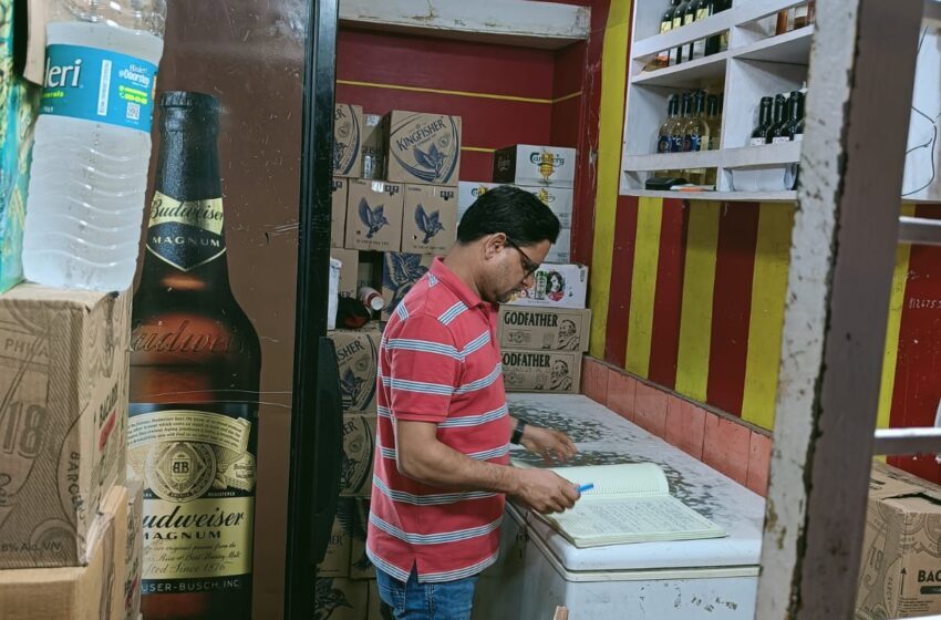  बीयर की बोतल पर 60 रूपये की ओवर रेंटिग पर 60 हजार का चालान