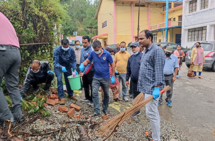  शहरी एवं नगरीय क्षेत्रों में स्वच्छता अभियान चलाया गया