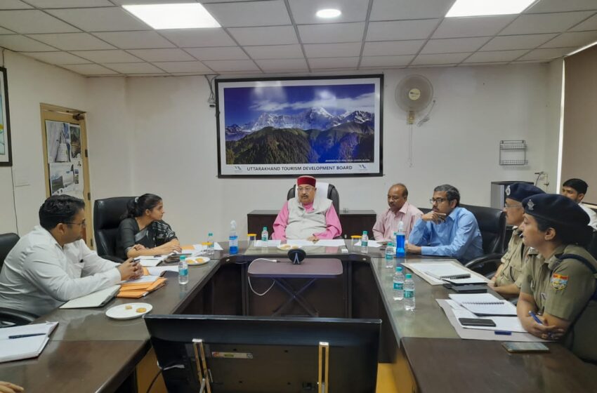  पर्यटन मंत्री श्री सतपाल महाराज ने 30 अगस्त को होने वाले हरियाली जागड़ा मेले की तैयारियों को लेकर समीक्षा की