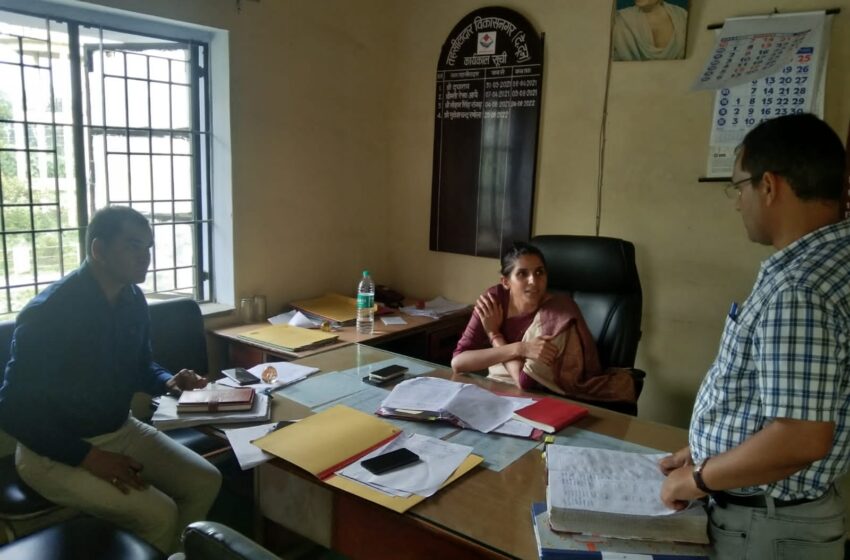  जिलाधिकारी श्रीमती सोनिका द्वारा आज तहसील विकासनगर के क्षेत्रान्तर्गत विभिन्न स्थलों को निरीक्षण किया