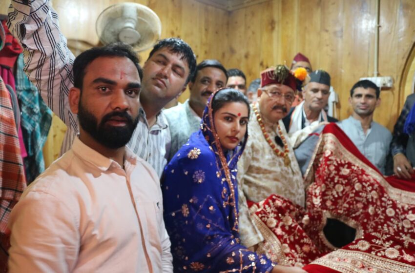  मंत्री महाराज ने चालदा महासू को चढ़ाई चोल्टी