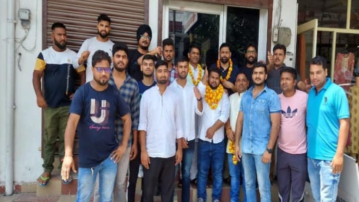  एनएसयूआई के राष्ट्रीय प्रवक्ता का कार्यकर्ताओं ने किया स्वागत