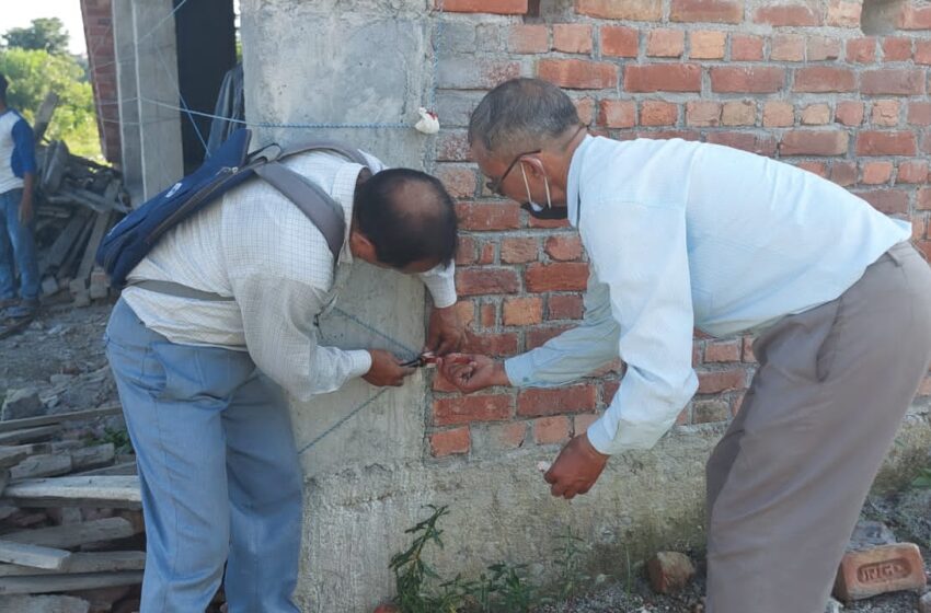  प्राधिकरण द्वारा आज अवैध निर्माणों के विरुद्ध निम्नानुसार कार्यवाही की गयी 