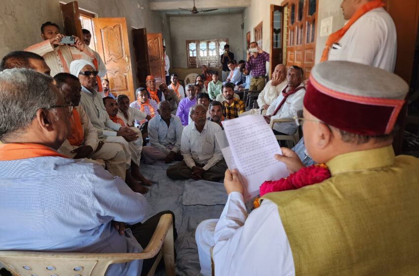  प्रधानमंत्री मोदी के कार्यों से विश्व में भारत का कीर्तिमान बढ़ाः महाराज