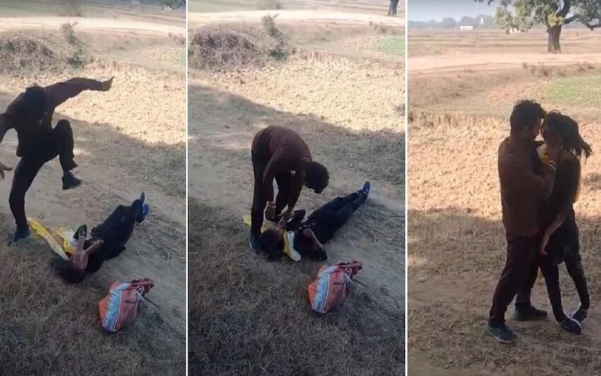  मध्यप्रदेश के रीवा जिले से एक प्रेमी द्वारा प्रेमिका की बड़ी बेरहमी से पिटाई करने का वीडियो वायरल हुआ