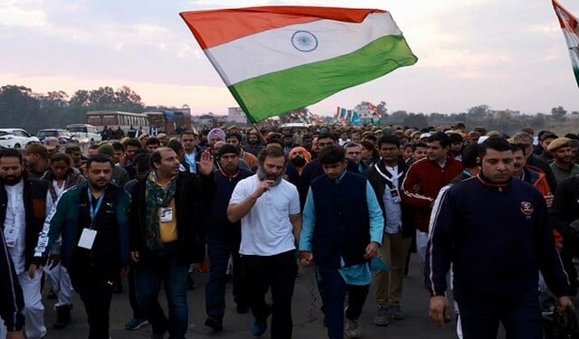  जम्मू-कश्मीर के कठुआ में कड़ी सुरक्षा के बीच आगे बढ़ी ‘भारत जोड़ो यात्रा’