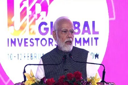  यूपी ग्लोबल इन्वेस्टर समिट 2023 : अब UP बीमारू नहीं वाइब्रेंट, विकास, समृद्धि और शांति इसकी पहचान- PM मोदी