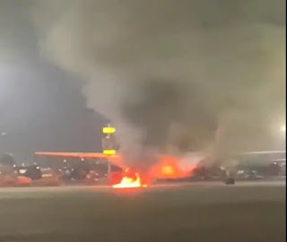  दिल्ली एयरपोर्ट पर स्पाइसजेट के विमान में लगी आग