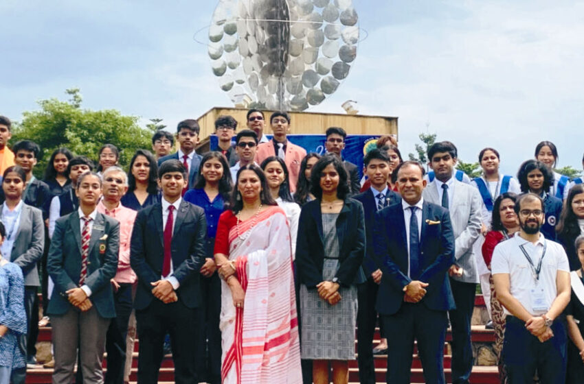  दो दिवसीय सेलाकुई इंटरनेशनल स्कूल मॉडल यूनाइटेड नेशन कांफ्रेंस का शुभारंभ