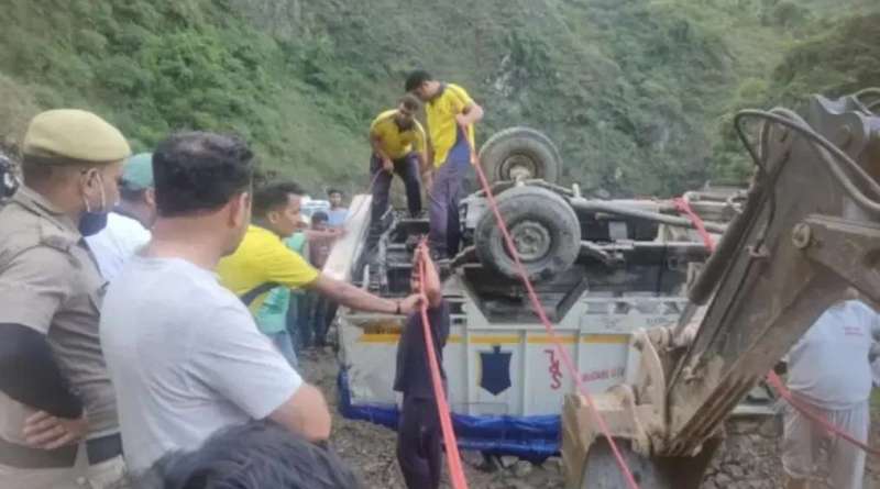  पिकअप वाहन दुर्घटनाग्रस्त हुआ, एक की मौत, एसडीआरएफ ने किया शव बरामद