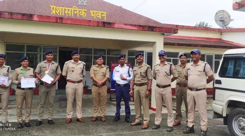  प्रादेशिक प्रतियोगिता में जनपद पुलिस टीम ने जीते एक स्वर्ण समेत पांच पदक