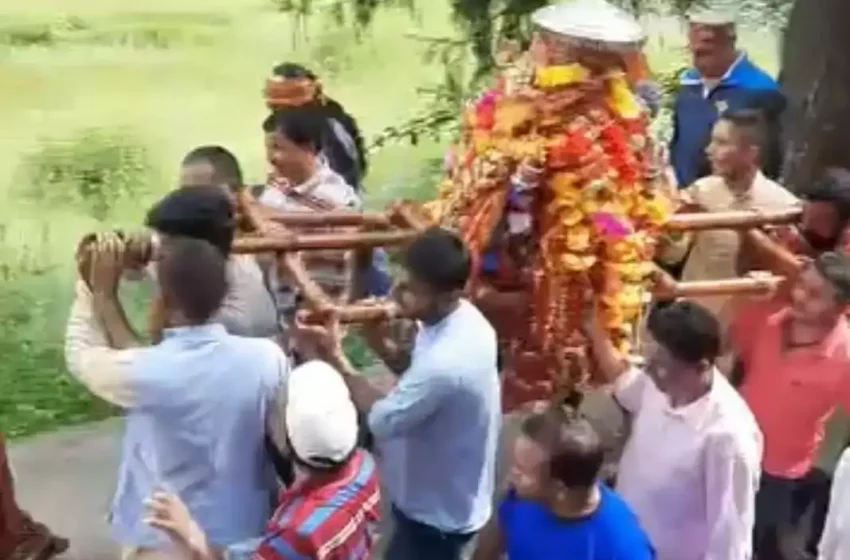  मां नंदा लोकजात उत्सव डोली पहुंची अंतिम गांव वाण
