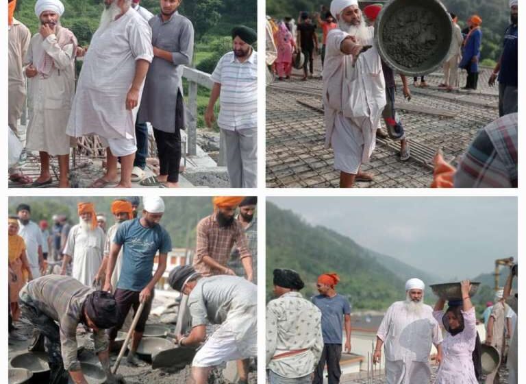  गुरुद्वारा रीठा साहिब में साध संगत के सहयोग से लंगर हाल का निर्माण कार्य पूर्ण किया गया