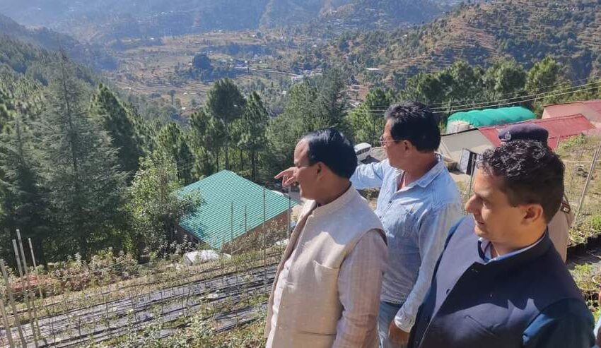  हिमाचल प्रदेश के दो दिवसीय दौरे पर कैबिनेट मंत्री डॉ. धन सिंह रावत