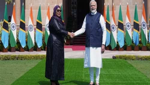  तंज़ानिया की राष्ट्रपति सामिया हसन ने PM मोदी से की मुलाक़ात, 6 समझौता ज्ञापन हुए साइन
