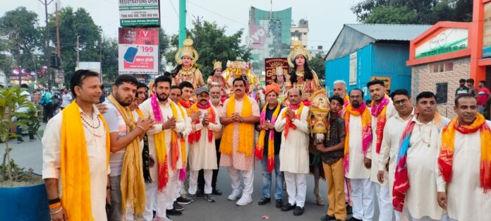  श्री शिव नाटक क्लब द्वारा धूमधाम से निकाली गई प्रभु श्री राम जी की बारात