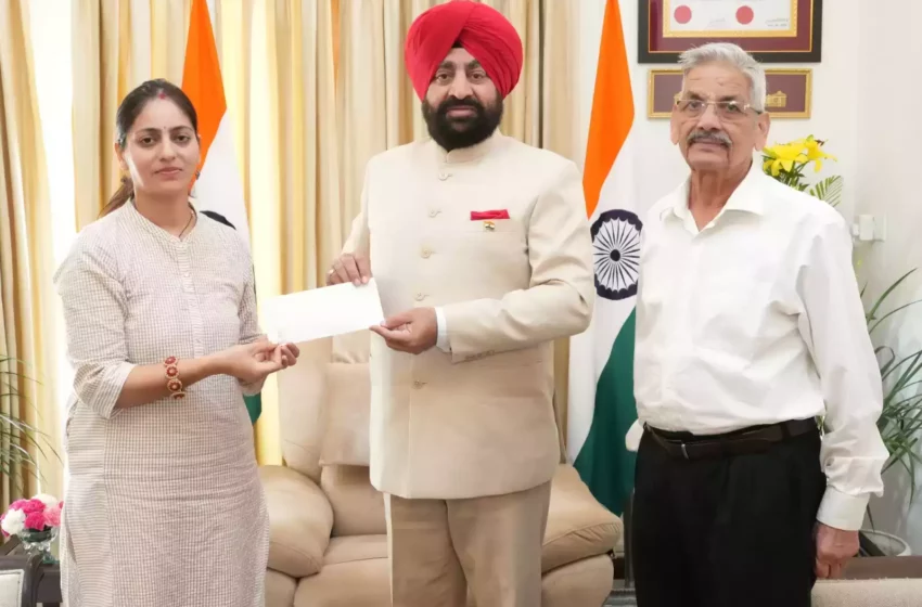  राज्यपाल ने किया टीबी सील का अनावरण