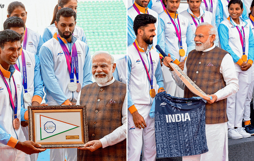  एशियन गेम्स 2023 में हिस्सा लेने वाले खिलाड़ियों से मिले पीएम मोदी, बोले- अगली बार और बेहतर प्रदर्शन करेंगे भारतीय खिलाड़ी