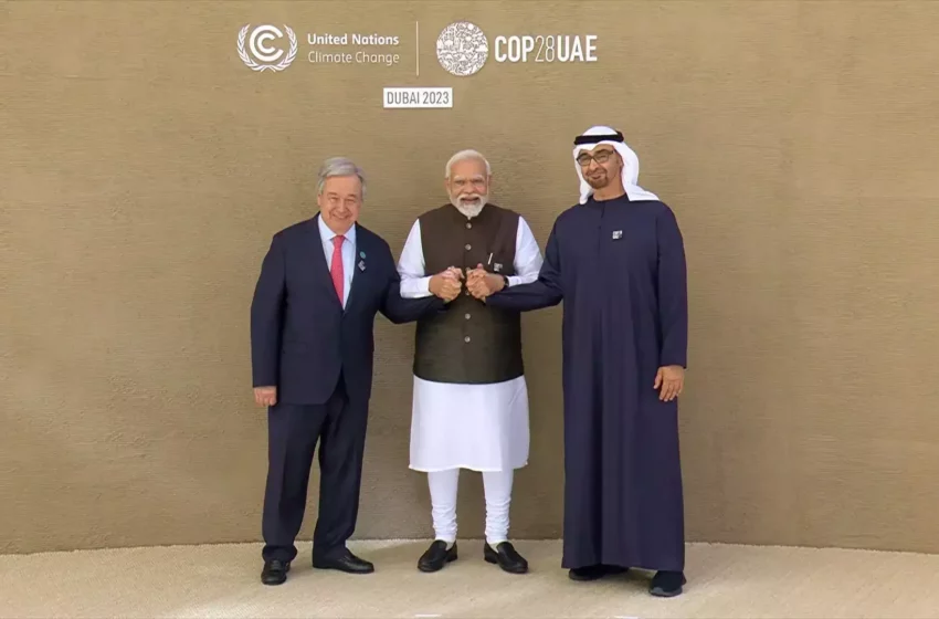  प्रधानमंत्री मोदी ने यूएई के राष्ट्रपति और यूएन प्रमुख सहित अनेक वैश्विक नेताओं से की मुलाकात
