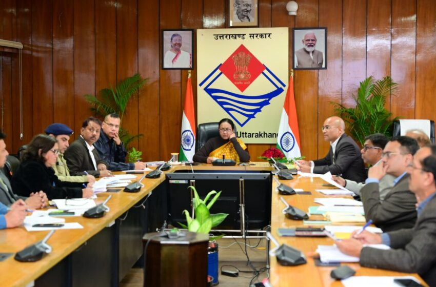  तत्काल एक प्रभावी ट्रैकिंग पॉलिसी और एसओपी बनाने की हिदायत : एसीएस राधा रतूड़ी