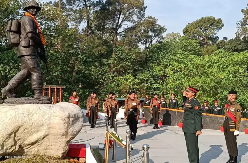  विजय दिवस के रूप में 1971 के युद्ध की मनाई 52वीं वर्षगांठ