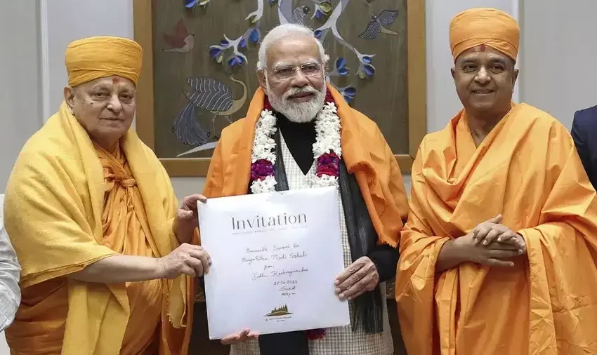  प्रधानमंत्री मोदी ने अबू धाबी में बीएपीएस हिंदू मंदिर के उद्घाटन का निमंत्रण स्वीकार किया