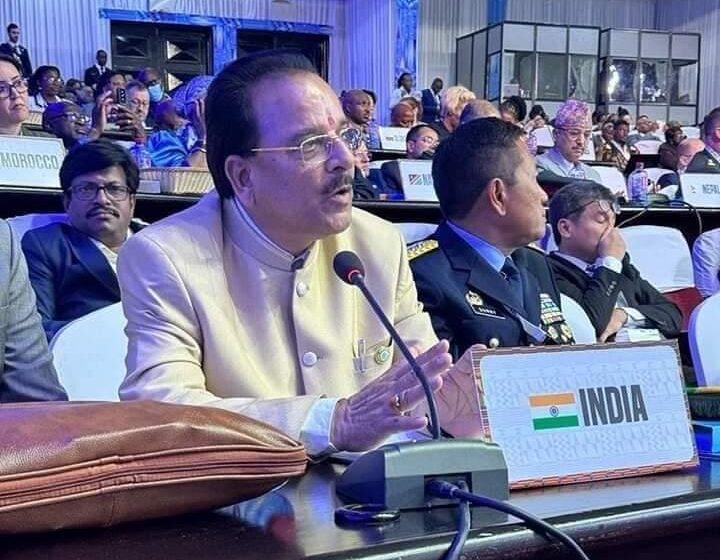  केंद्रीय रक्षा एवं पर्यटन राज्य मंत्री व नैनीताल उधम सिंह नगर संसदीय क्षेत्र से सांसद श्री अजय भट्ट ने घाना साउथ अफ्रीका में संयुक्त राष्ट्र संघ की बैठक में भारत का प्रतिनिधित्व किया।