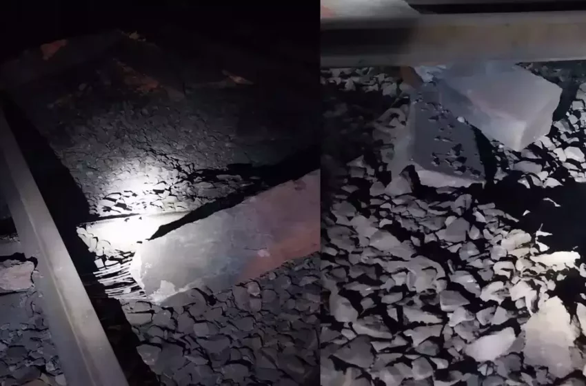  नक्सलियों ने झारखंड में रेल पटरी को उड़ाया, चक्रधरपुर मंडल में ट्रेनों का परिचालन ठप