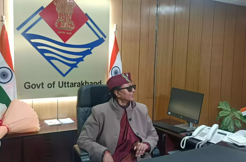  राधा रतूड़ी ने मुख्य सचिव का कार्यभार संभाला