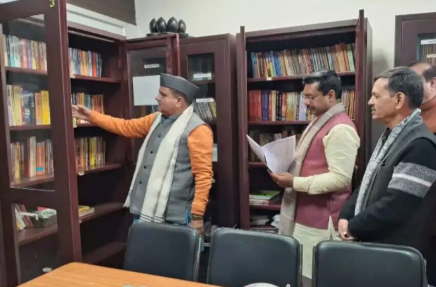  भाजपा मुख्यालय में खुला नाना जी देशमुख पुस्तकालय का