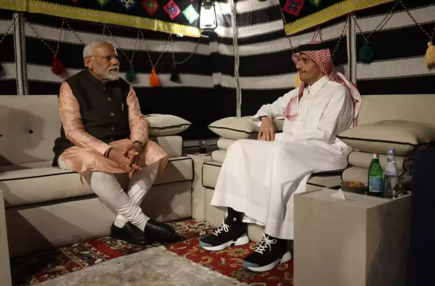  प्रधानमंत्री मोदी ने दोहा में अपने समकक्ष से की मुलाकात, द्विपक्षीय सहयोग बढ़ाने पर चर्चा