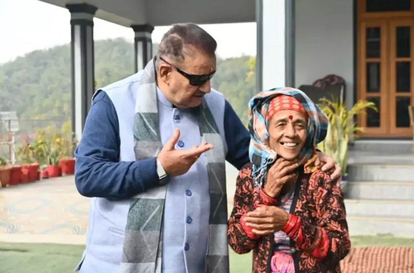  गांव चलो अभियान कार्यक्रम के तहत मंत्री जोशी ने किया संवाद