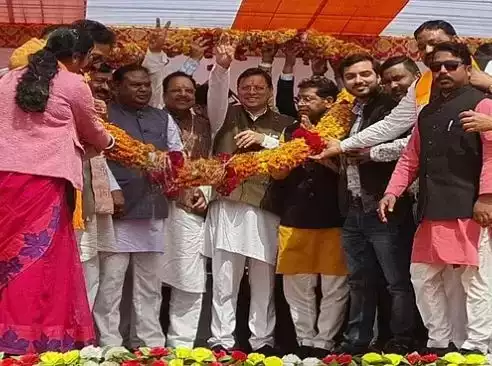  मुख्यमंत्री धामी ने रुद्रपुर में 54479 लाख के कार्यों की रखी आधारशिला