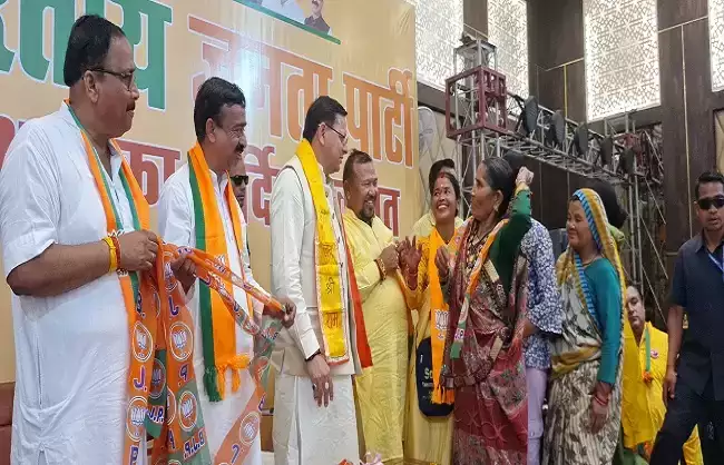  अल्पसंख्यक और जनजातीय समुदाय के लोगों ने ली भाजपा सदस्यता