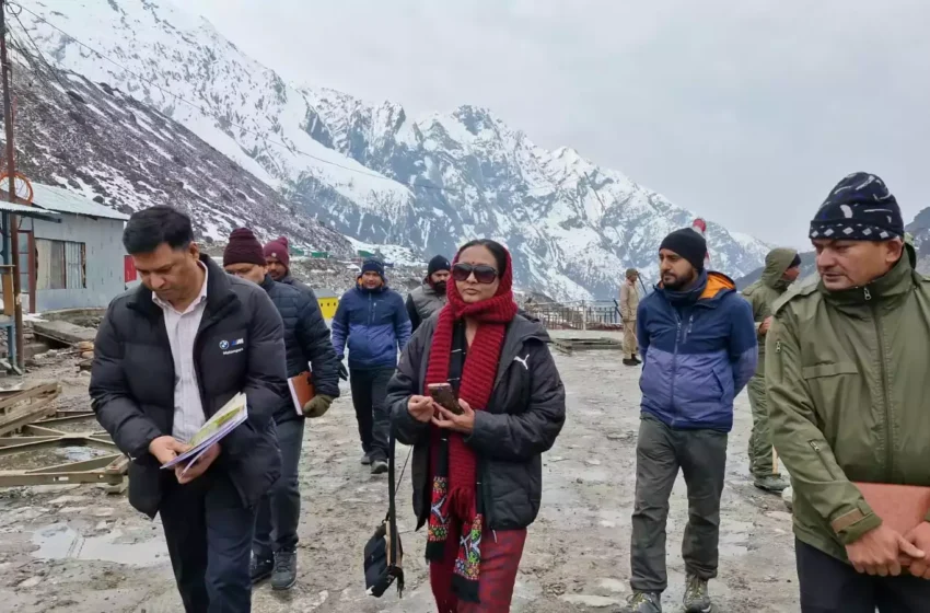  मुख्य सचिव ने विकास कार्यों का किया निरीक्षण