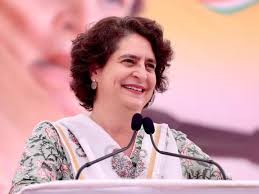  चिरमिरी में ट्रेन सेवा शुरू करेंगे, जमीन का चार गुना अधिक मुआवजा भी देंगे : प्रियंका गांधी