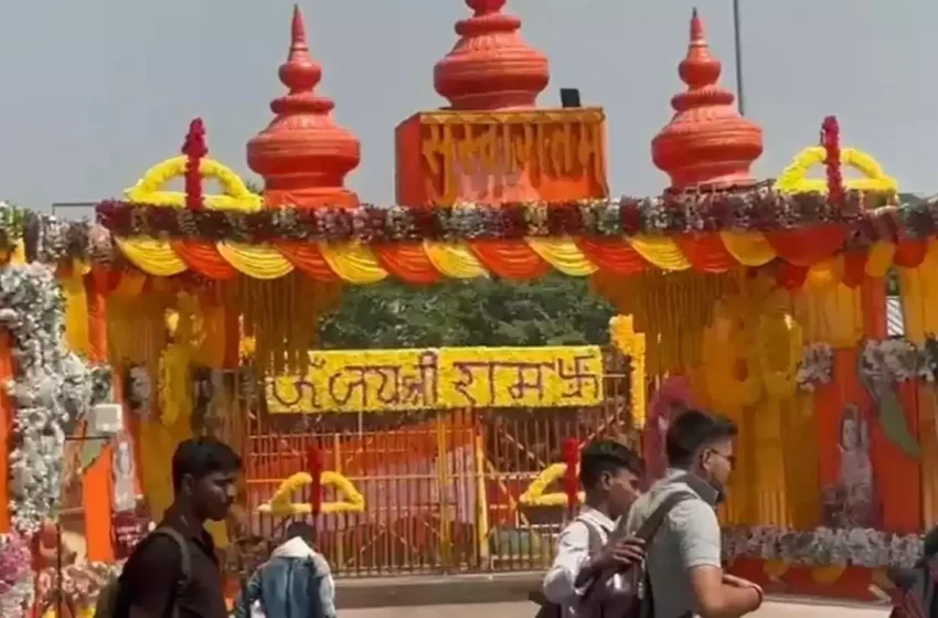  प्रधानमंत्री अयोध्या में रोड शो से पहले श्री रामजन्मभूमि मन्दिर में रामलला का करेंगे दर्शन