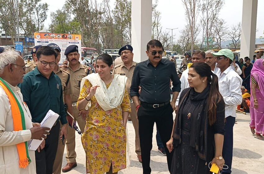  जिलाधिकारी श्रीमती सोनिका एवं वरिष्ठ पुलिस अधीक्षक अजय सिंह ने चारधाम यात्रा की रजिस्ट्रेशन एवं ट्रांजिट कैंप का निरीक्षण कर व्यवस्थाएं देखी