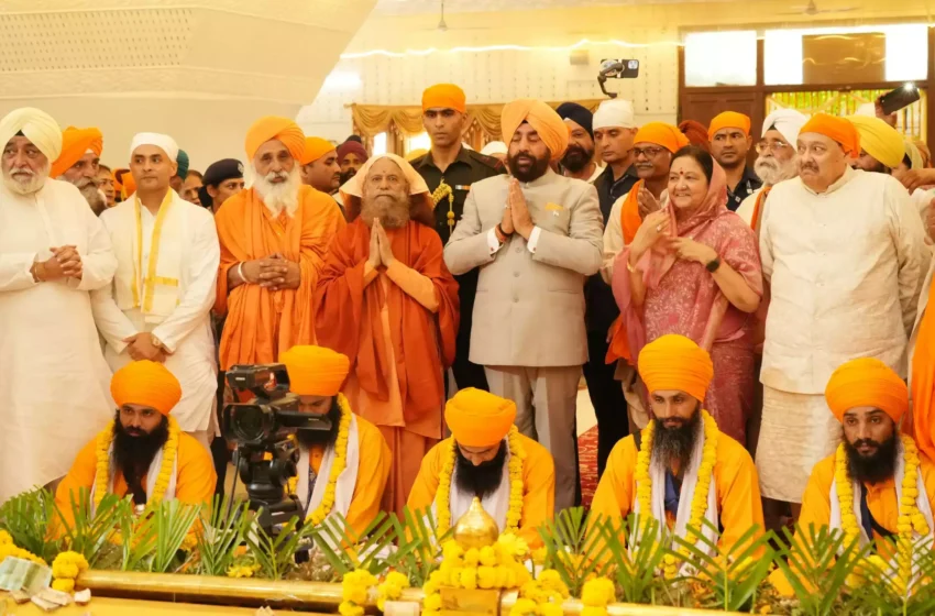  राज्यपाल ने ऋषिकेश से पंज प्यारों की अगुवाई में हेमकुंड साहिब यात्रा के जत्थे को किया रवाना