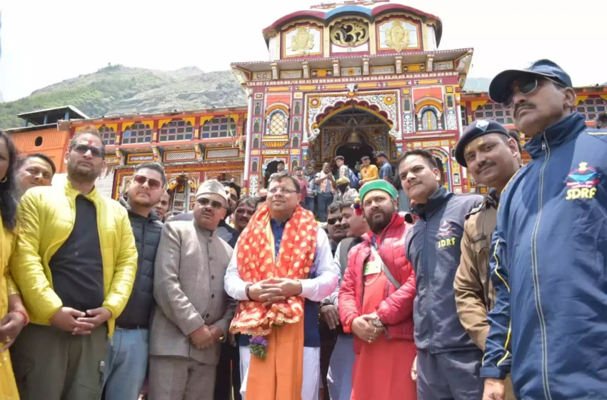  बदरीनाथ धाम पहुंचकर मुख्यमंत्री ने यात्रा व्यवस्थाओं का किया स्थलीय निरीक्षण